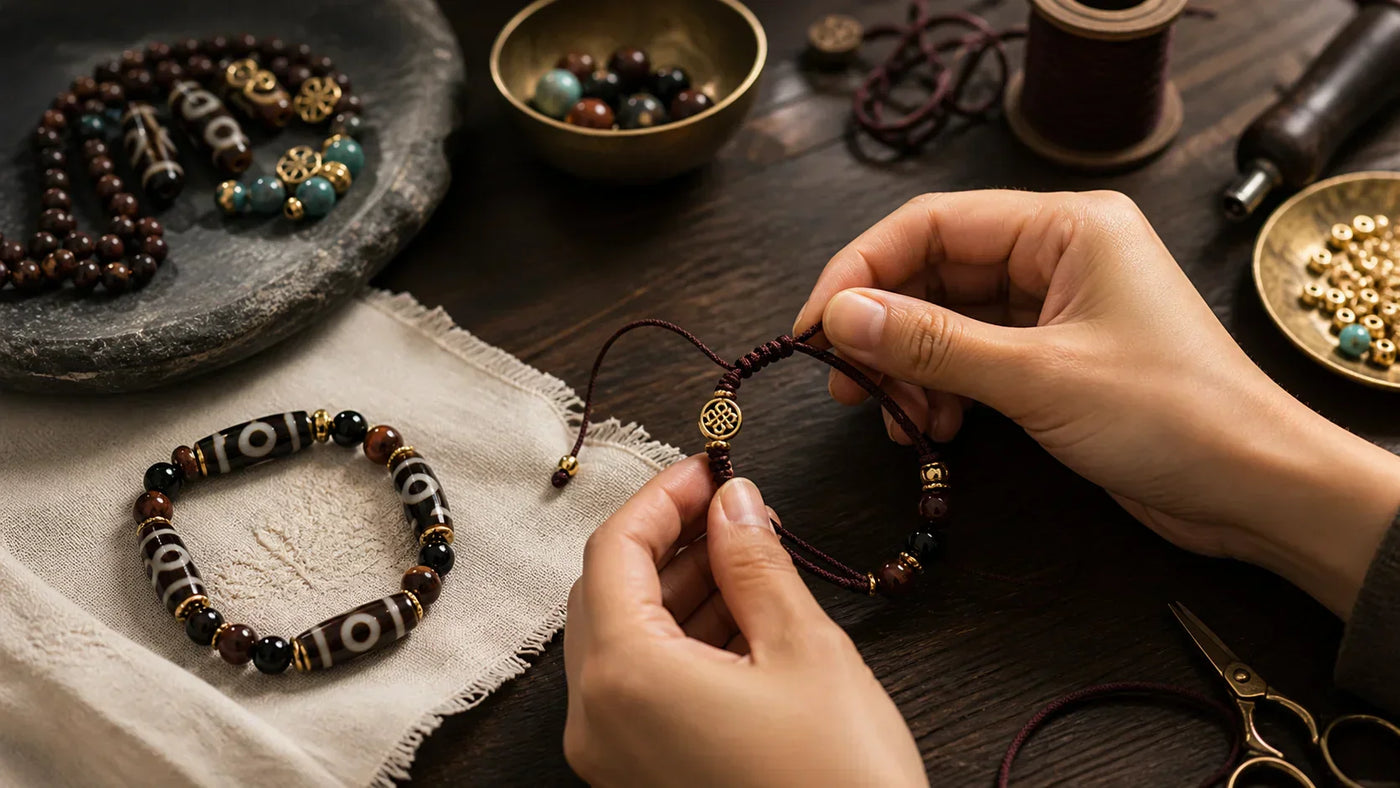Kailora Tibetan-inspired jewelry with handmade details and natural materials