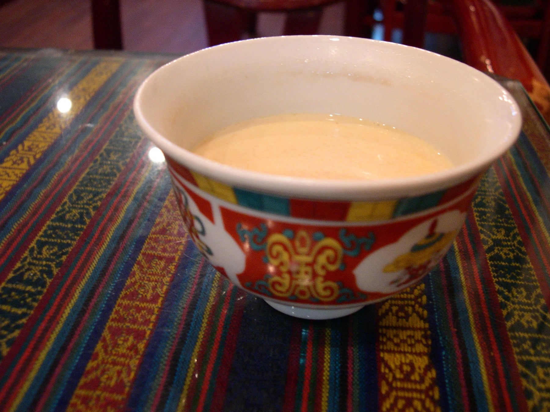 Traditional Tibetan butter tea representing tea’s cultural importance along Himalayan trade networks