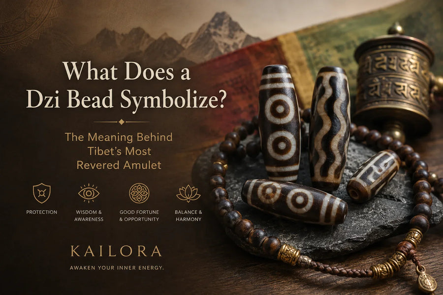 What Does a Dzi Bead Symbolize? The Meaning Behind Tibet’s Most Revered Amulet