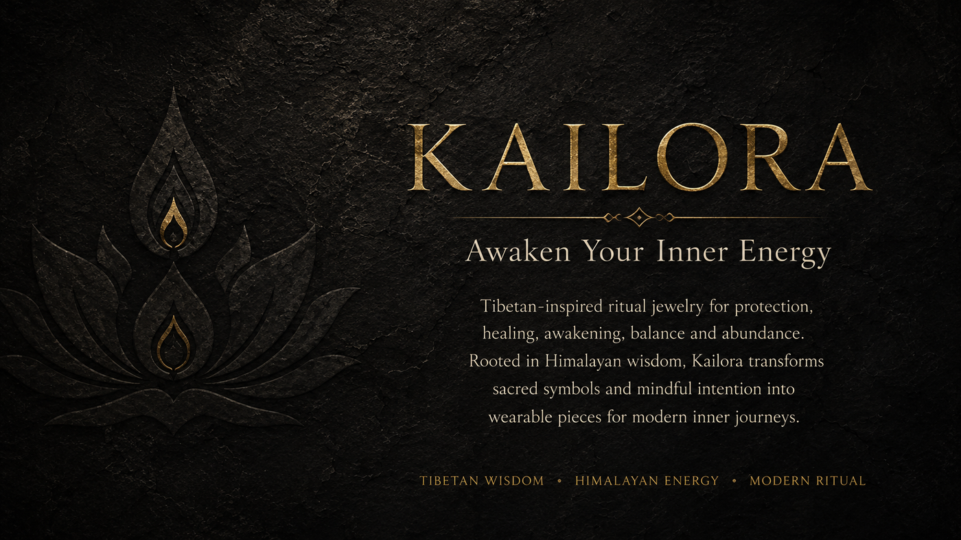 Kailora brand story with Tibetan-inspired jewelry and Himalayan symbolism