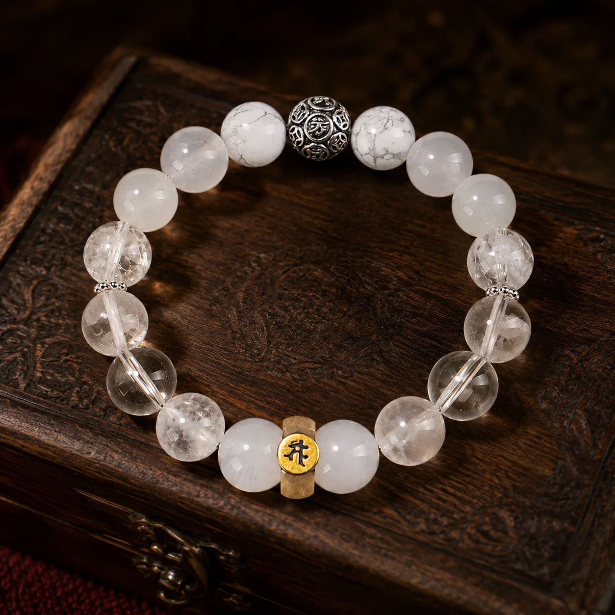 Tibetan zodiac guide illustrated with a Kailora zodiac crystal bracelet
