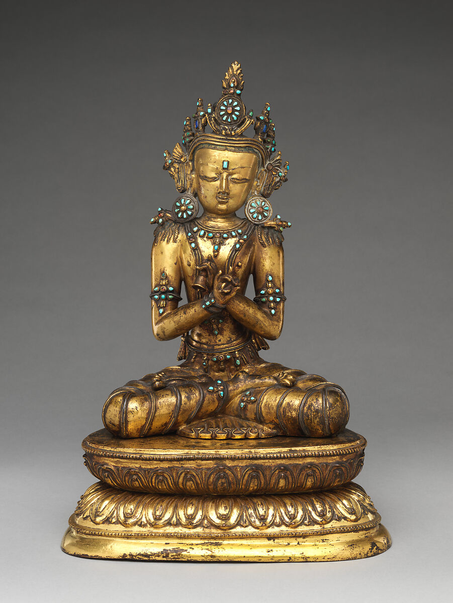 15th-century Tibetan Buddhist Vajradhara sculpture