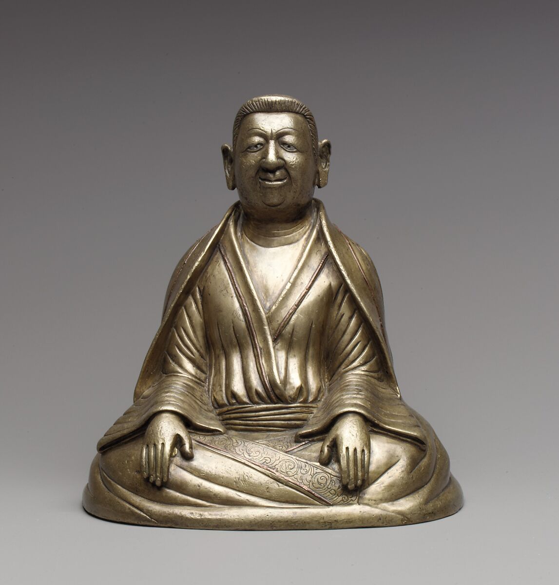Tibetan portrait sculpture of the Buddhist teacher Marpa