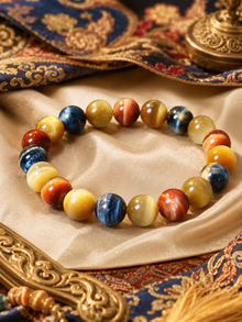ulticolor Tiger Eye Bracelet – Manifestation & Abundance Stone Bracelet | Kailora