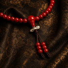 Kailora Tibetan 108 Red Mala Bead Necklace thumbnail 2 | Kailora