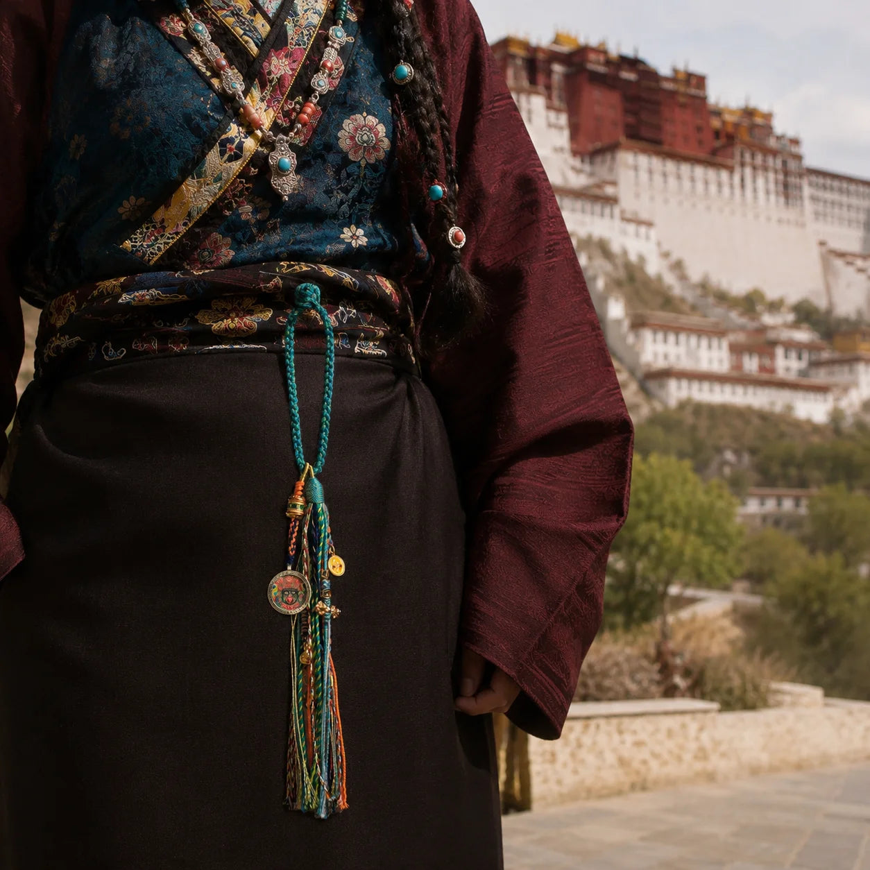 Kailora Tibetan Zaki Lhamo Handmade Tassel Charm