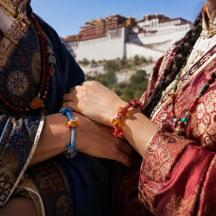 Kailora bracelet worn as Manifestation & Abundance intention jewelry detail view 3 | Kailora