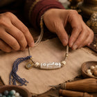 Kailora Tibetan Dzi Agate Cord Necklace | Zaki Lhamo Charm thumbnail 13 | Kailora