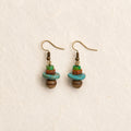 Tibetan-Inspired Magnesite Bone Bodhi Bead Earrings | Kailora thumbnail 4 | Kailora