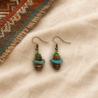 Tibetan-Inspired Magnesite, Bone & Bodhi Bead Earrings thumbnail 7 | Kailora