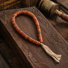 Tibetan-Inspired Yak Bone 54-Bead Hand Mala thumbnail 5 | Kailora
