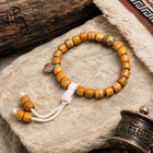 Tibetan-Inspired Yak Bone Barrel Bead Bracelet | Kailora thumbnail 5 | Kailora