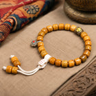 Tibetan-Inspired Yak Bone Barrel Bead Bracelet | Kailora thumbnail 6 | Kailora