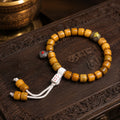 Tibetan-Inspired Yak Bone Barrel Bead Bracelet for Grounding | Kailora thumbnail 3 | Kailora
