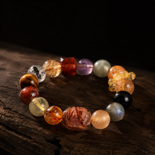 Natural Crystal Bracelet for Abundance | Kailora