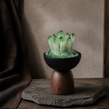 Green Kailora Ritual Stone for balance with Himalayan Tibetan crystal cluster thumbnail 9 | Kailora