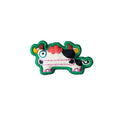 Chou Ox Chinese Zodiac hand-embroidered cotton-linen brooch handcrafted in Tibet thumbnail 3 | Kailora