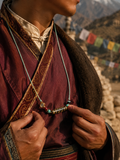 Tibetan-inspired necklace front view by Kailora thumbnail 1 | Kailora