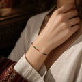Kailora Tibetan five-color cord bracelet worn on a woman's wrist thumbnail 8 | Kailora