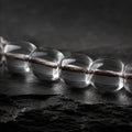 Close-up of natural clear quartz from Tibet with Brown Cord thumbnail 7 | Kailora