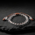 Tibetan clear quartz adjustable bracelet with Five-Color Cord by Kailora thumbnail 1 | Kailora