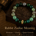 Rabbit zodiac bracelet meaning wisdom clarity and quiet growth thumbnail 3 | Kailora