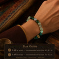 Rabbit zodiac bracelet size and wearing guide in inches thumbnail 6 | Kailora