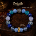 Rat zodiac bracelet S925 silver focal bead and natural crystal details thumbnail 5 | Kailora