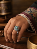 Kailora adjustable mantra spinner ring for Karma & Balance intention thumbnail 3 | Kailora