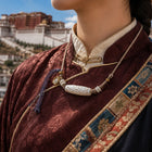 Kailora Tibetan Dzi Agate Cord Necklace | Zaki Lhamo Charm thumbnail 7 | Kailora