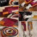 Close-up details of yak wool fibers, hand-wrapped ends and alloy rings thumbnail 6 | Kailora