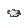 Zi Rat Chinese Zodiac hand-embroidered cotton-linen brooch handcrafted in Tibet thumbnail 2 | Kailora
