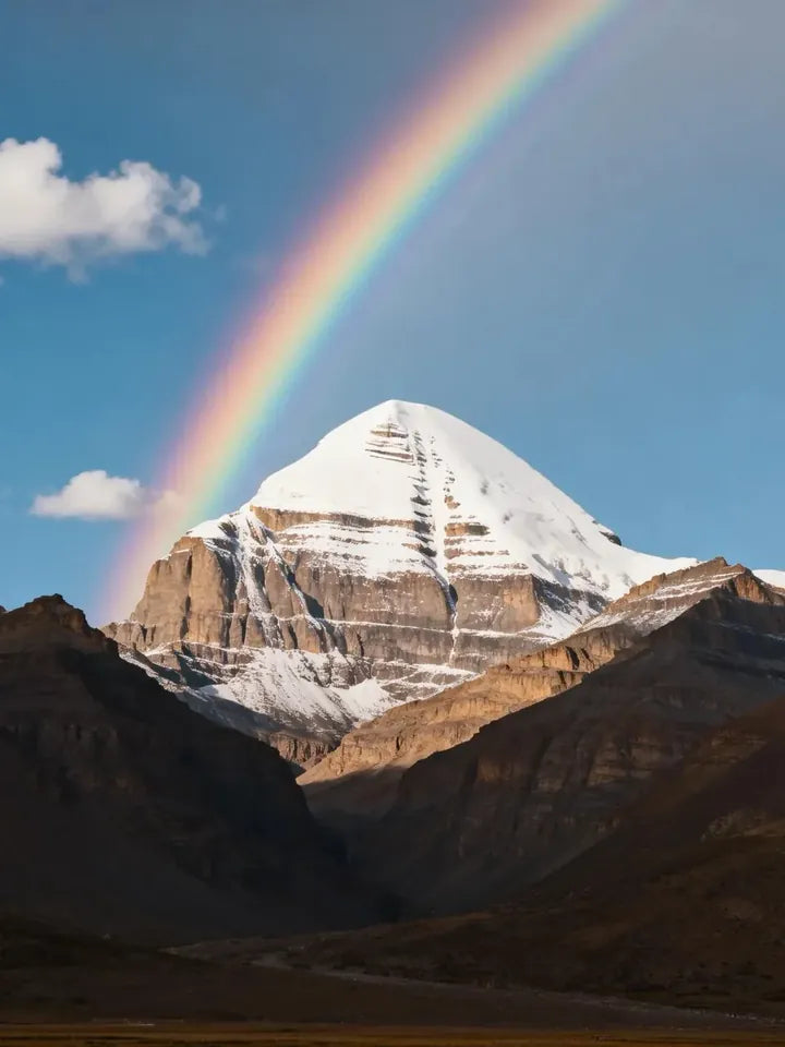 Rainbow over Mount Kailash