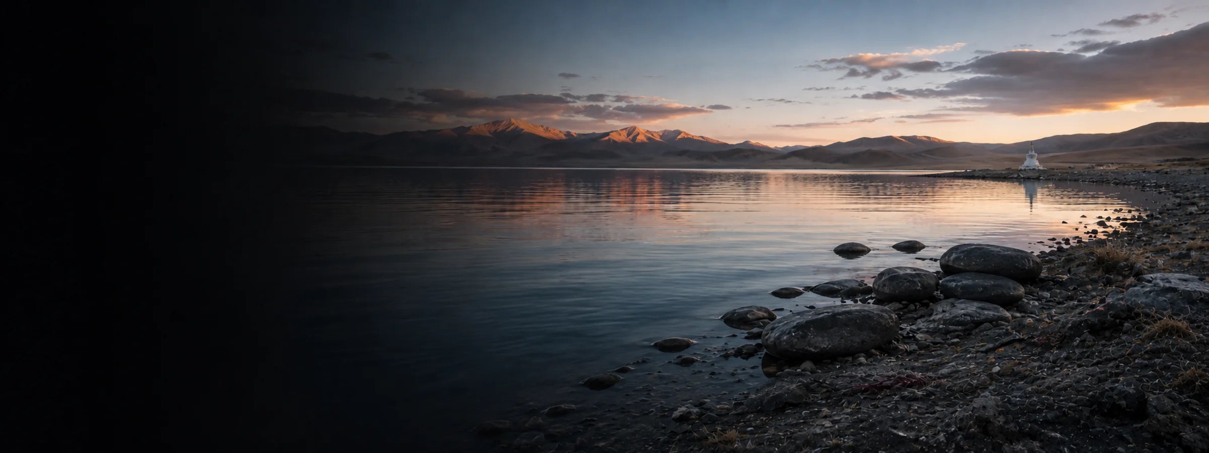 Tibetan plateau lake for the Kailora Healing and Inner Peace jewelry collection