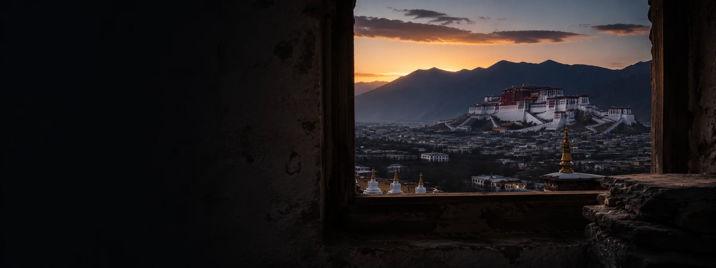 Potala Palace view for the Kailora Intuition and Awakening jewelry collection