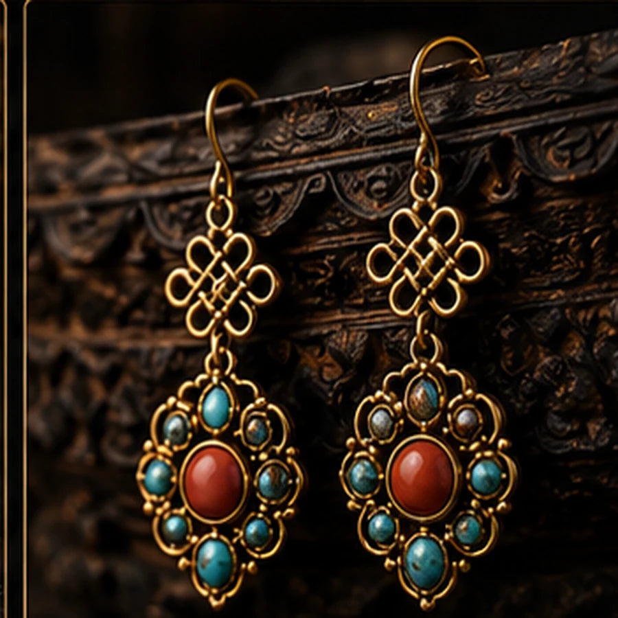 Earrings | Kailora Tibetan-inspired jewelry
