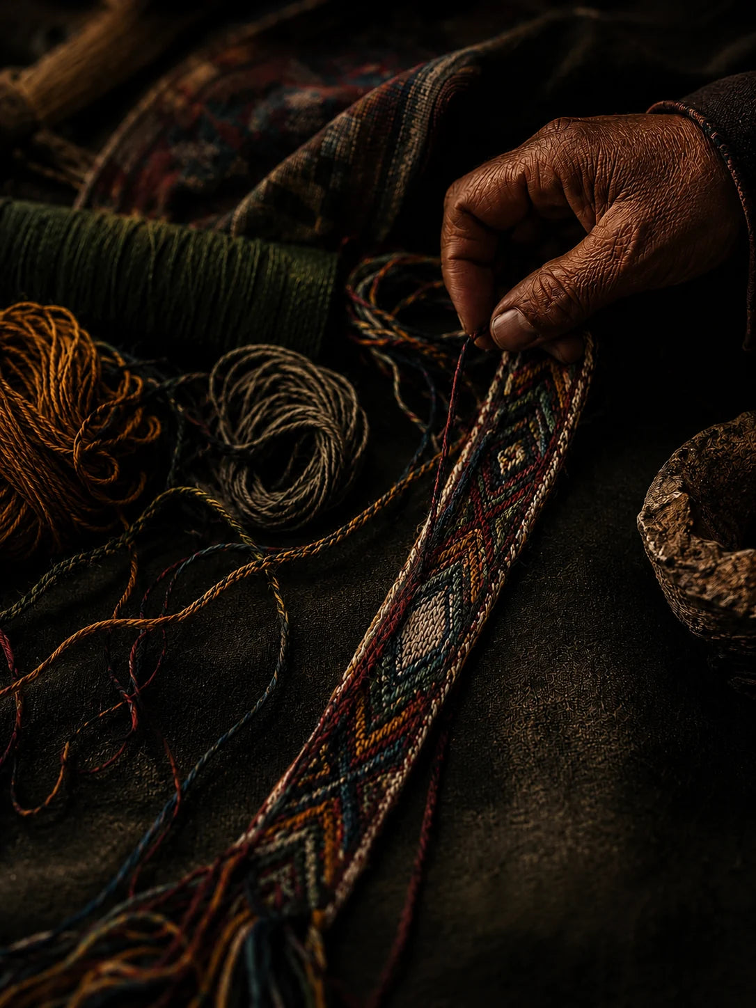Kailora Tibetan weaving craft braided cord ritual jewelry material spirit