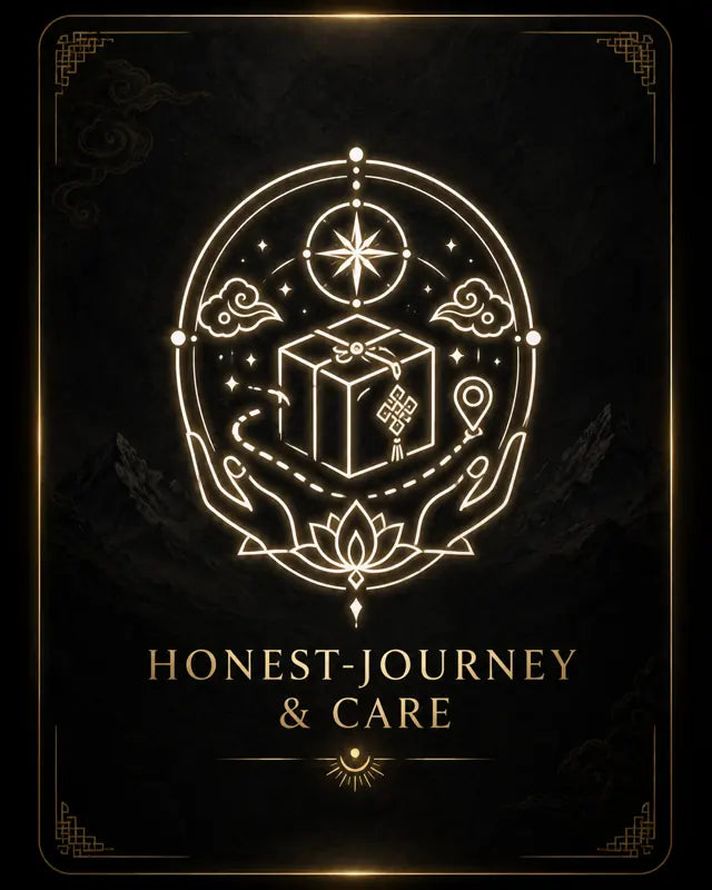 Journey and care artwork representing Kailora tracked shipping and customer support